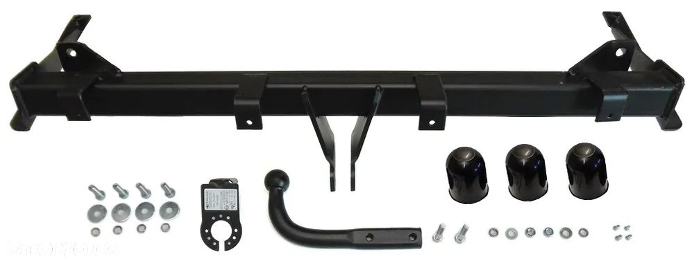 HAK HOLOWNICZY Z KULĄ ODKRĘCANĄ NA DWIE ŚRUBY do VW CADDY 3III 4 IV+MAXI 2004do20 - 2