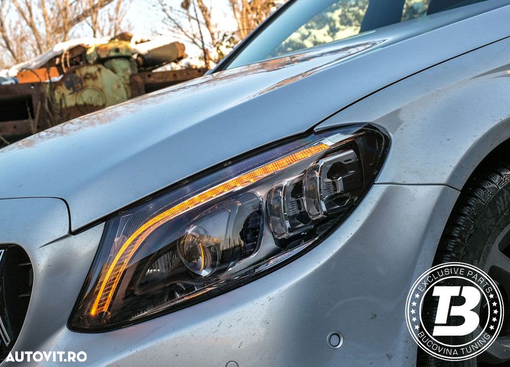 Faruri FULL Multibeam LED compatibile cu Mercedes C Class W205 - 16