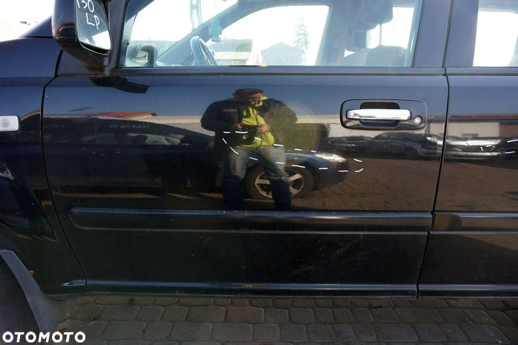 DRZWI PRZEDNIE LEWE X-TRAIL T30 I KH3  CZARNY NISSAN 2001-2007 - 3
