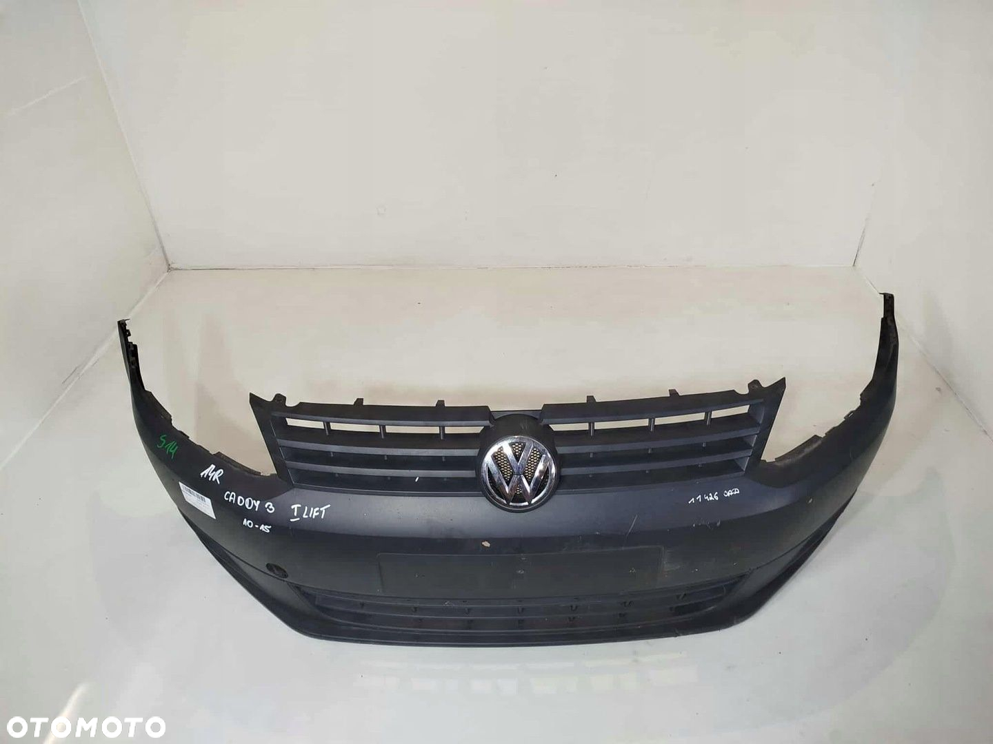 ZDERZAK PRZEDNI PRZÓD GRILL VW CADDY III 3 I LIFT 10-15 - 2