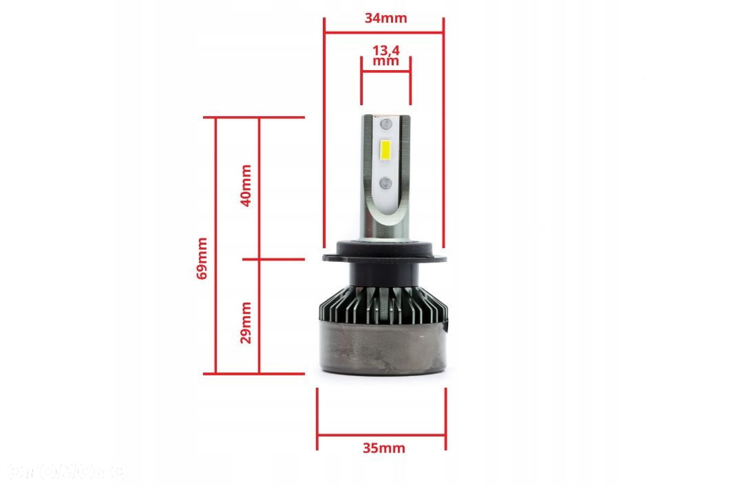 ŻARÓWKI H7 LED FLIP CHIP 6000K 12/24V CANBUS KPL - 4