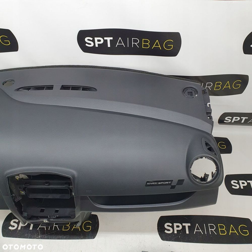 RENAULT CLIO IV 4 RS LIFT DESKA ROZDZIELCZA KONSOLA KOKPIT PULPIT PODUSZKI AIRBAG AIR BAG PASY KIT SET - 4
