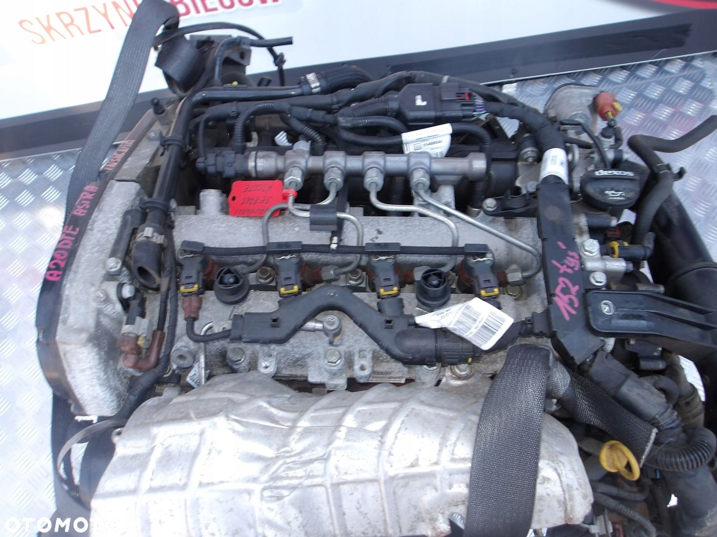 SILNIK OPEL INSIGNIA 2.0 CDTI A20DTE 152 TYS  UKŁAD WTRYSKOWY - 2