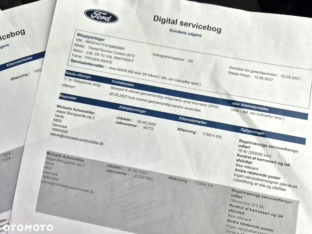 Ford Custom LONG LEDY WEBASTO KLIMA FV23% - 36