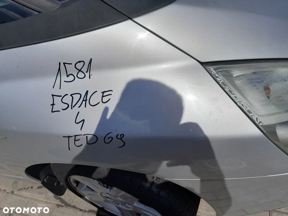 RENAULT ESPACE IV BŁOTNIK PRAWY PRZEDNI PRAWY PRZÓD KOLOR: TED69 - 2