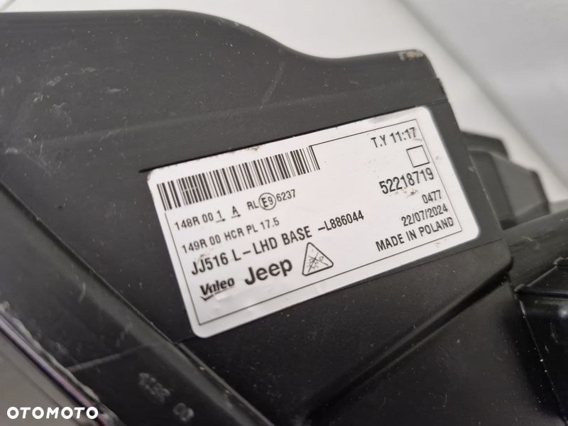 JEEP AVENGER LAMPA REFLEKTOR LEWY PRZÓD EU LED 52218719 - 8