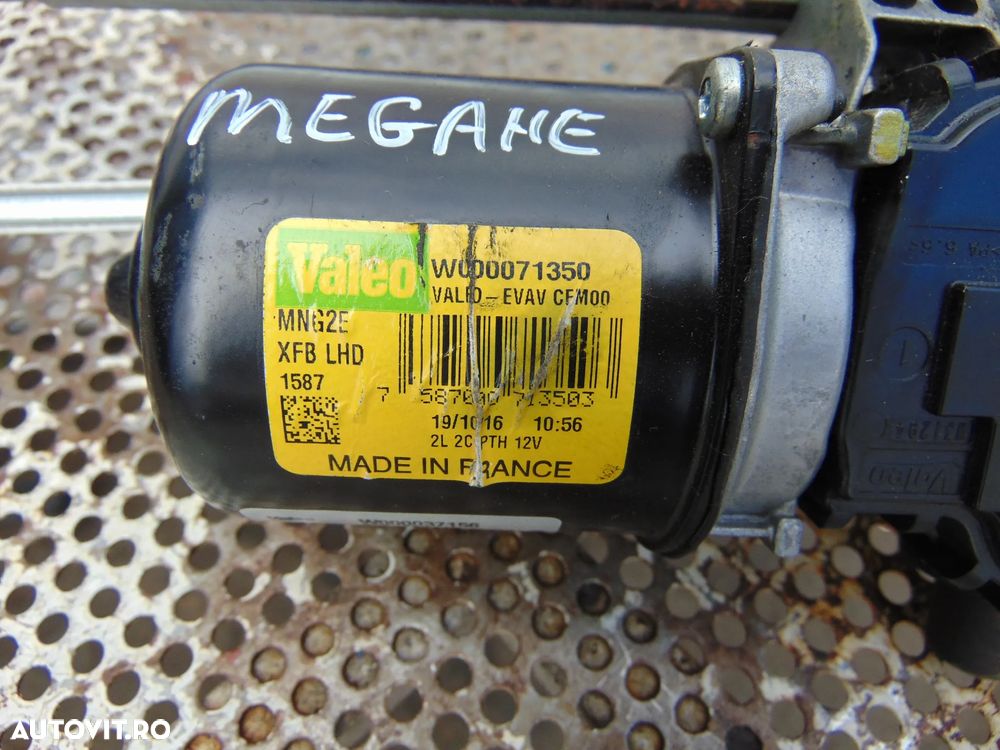 Motoras stergatoare renault Megane 4 an 2015-2024 cod w000071350 ansamblu stergatoare fata motoras - 3