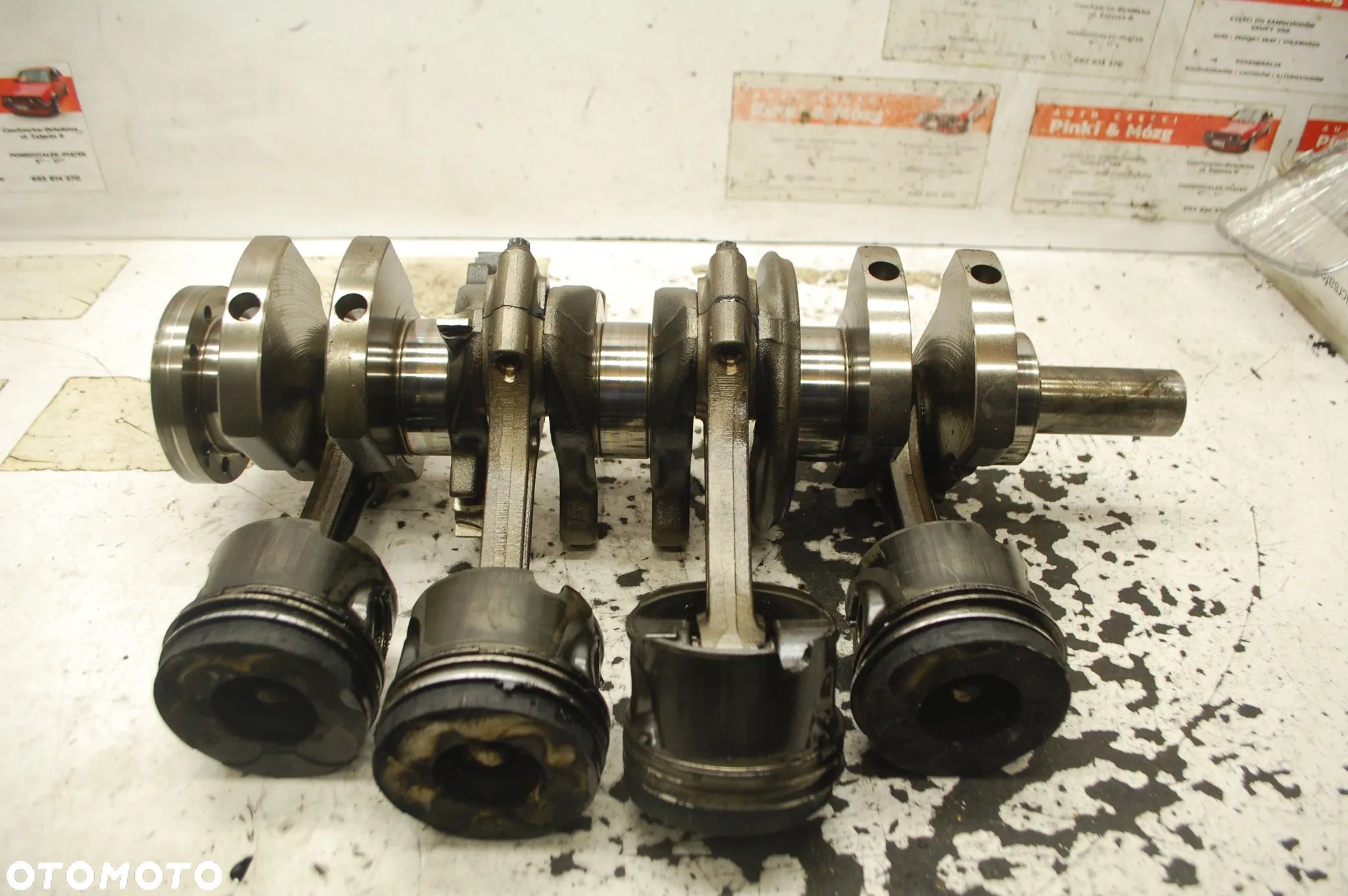 WAŁ KORBOWY KOMPLETNY TŁOK KORBY OPEL VECTRA C 2.2 DTI SIGNUM 90400177 - 1