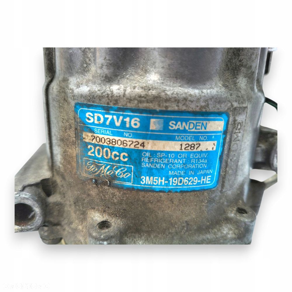 SPRĘŻARKA KLIMATYZACJI Volvo V50 S40 C30 2.0 D 3M5H-19D629-HE SD7V16 - 8