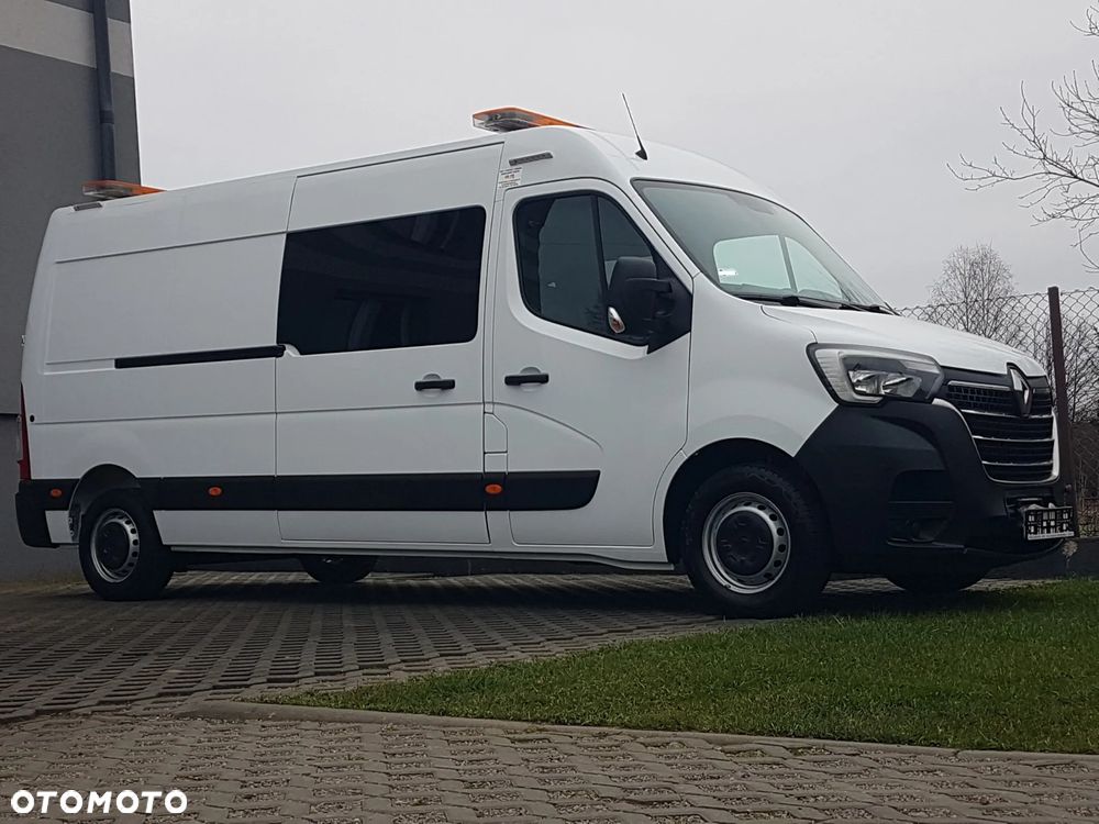 Renault MASTER 6-OSÓB L3H2 BRYGADÓWKA DŁUGI WYSOKI KLIMA KRAJOWY BLASZAK VAN FURGON - 30