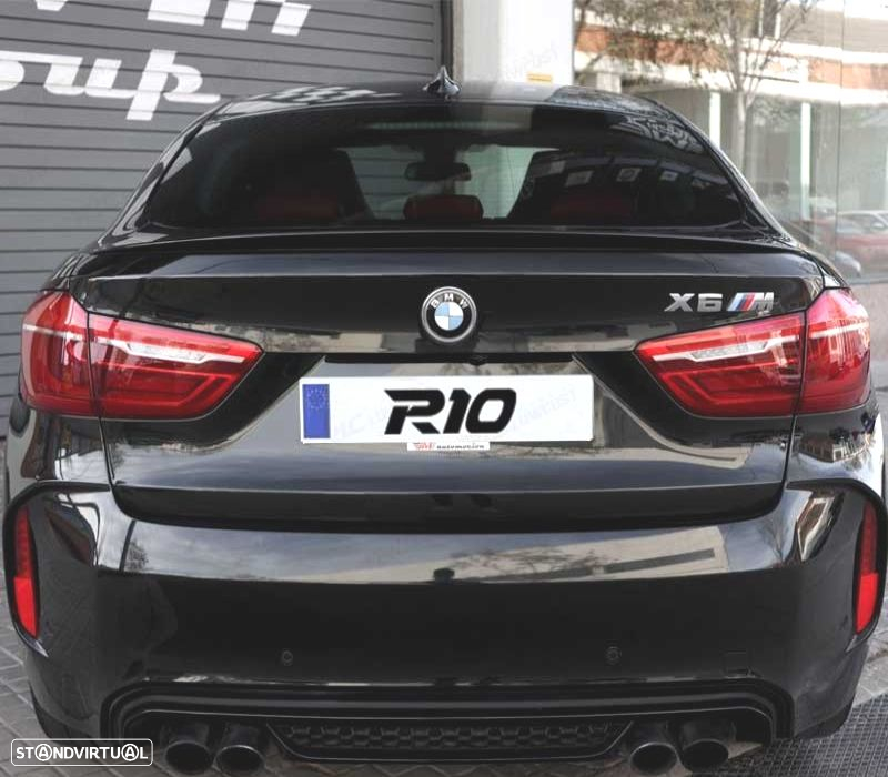 AILERON LIP BMW X6 F16 F86 14- LOOK M - 2