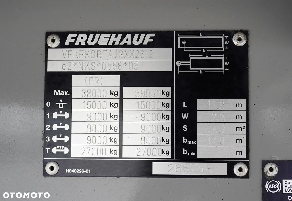 Fruehauf / FIRANKA / MULTI LOCK / WINDA - 11