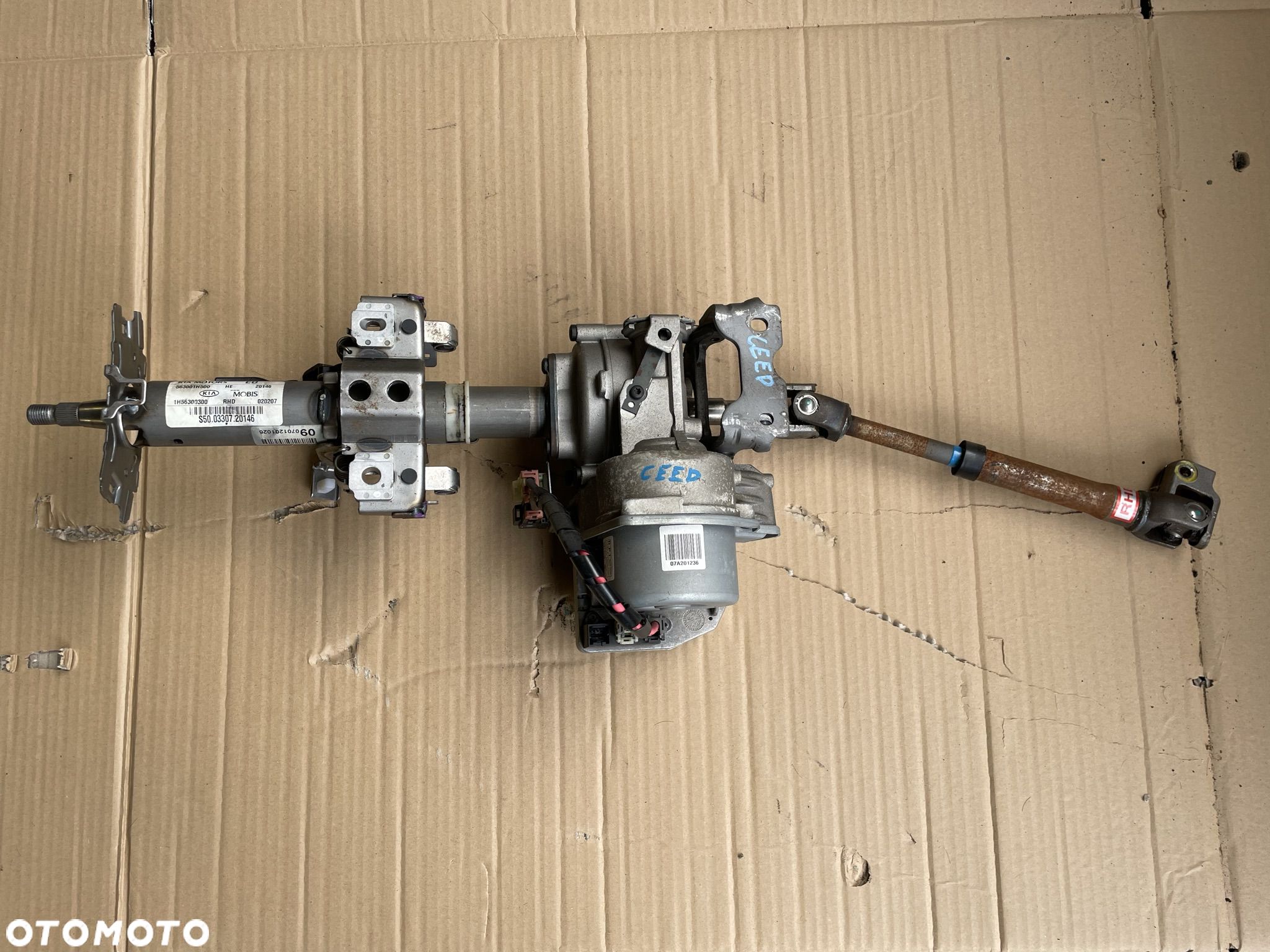 KIA CEED I 06-12r WSPOMAGANIE ELEKTRYCZNE KOLUMNA KIEROWNICZA ANGLIK 563001H500 - 1
