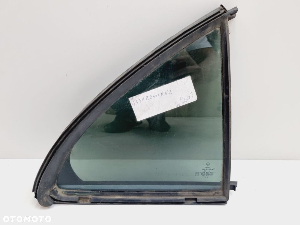 Szyba stała drzwi tylne prawe MERCEDES KLASA-C SEDAN 2000-2007 W203 - 1