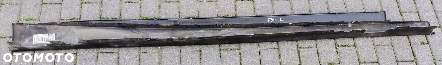 BMW 3 GT F34 13-21 LEWA LISTWA PROGOWA NAKŁADKA PROGU 7293737 LAKIER 475 - 2