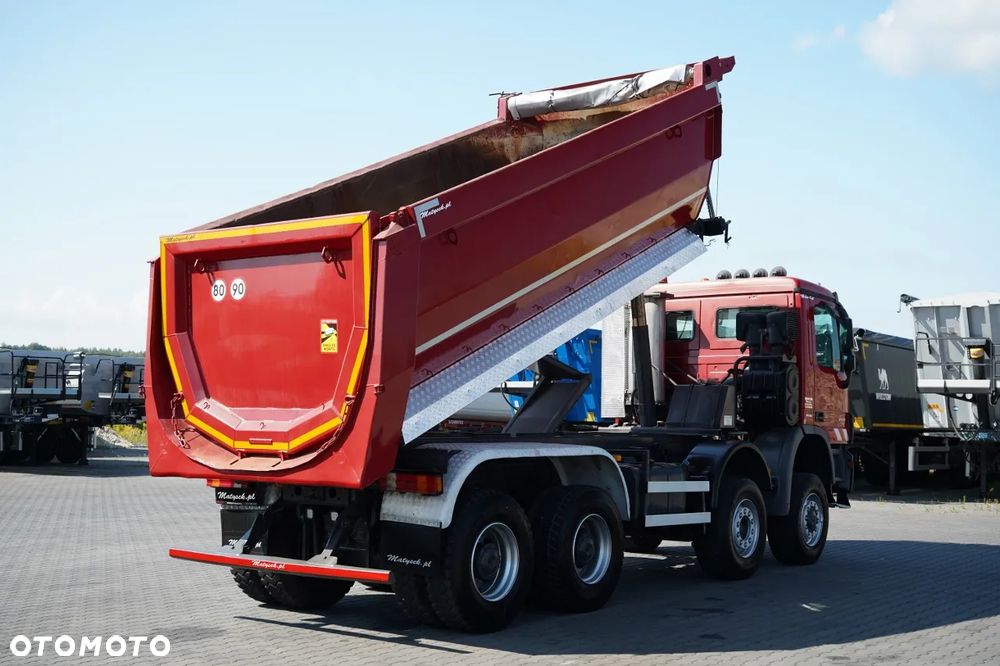 Mercedes-Benz ACTROS 4141 / 8X6 / WYWROTKA TYLNOZSYPOWA / MEILLER KIPPER 5.3M / MANUAL / PO KONTRAKCIE SERWISOWYM - 5