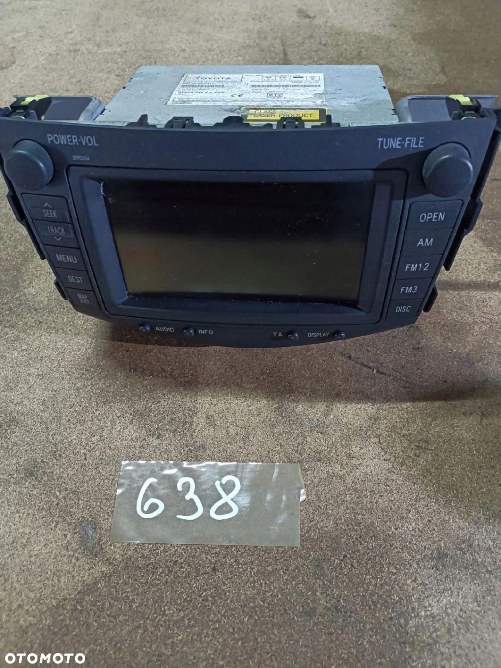 TOYOTA RAV-4 III RADIO CD NAWIGACJA 86120-42240 - 1