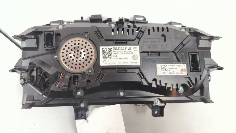 LICZNIK ZEGAR VOLKSWAGEN PASSAT B8 VIRTUAL COCKPIT 3G0920791B - 3