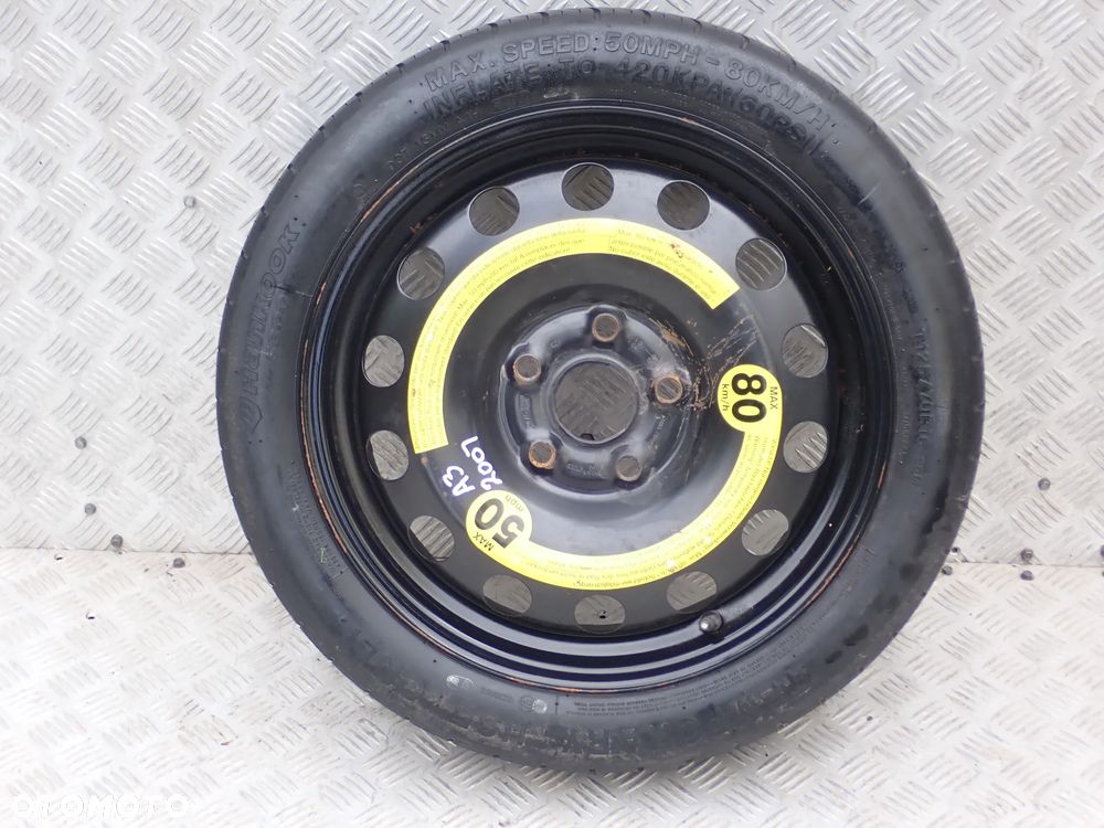 KOŁO ZAPASOWE DOJAZDOWE AUDI A3  ET  25,5  3,5JX16   125/70/16 - 1