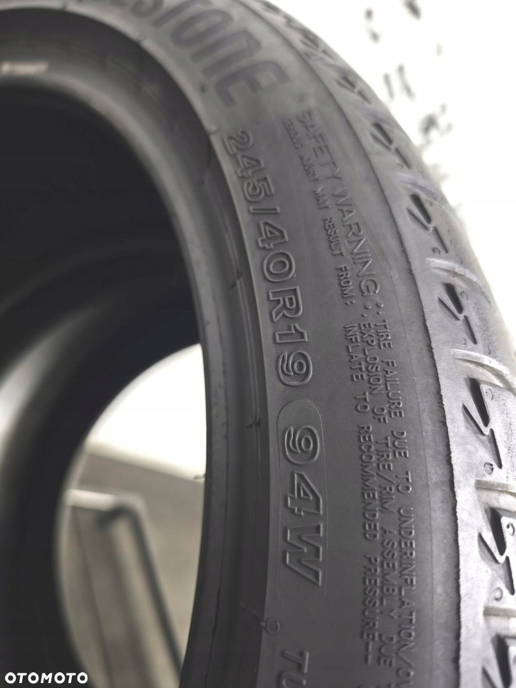 245/40r19 bridgestone 2022 opony letnie 5,5mm 51397 - 6