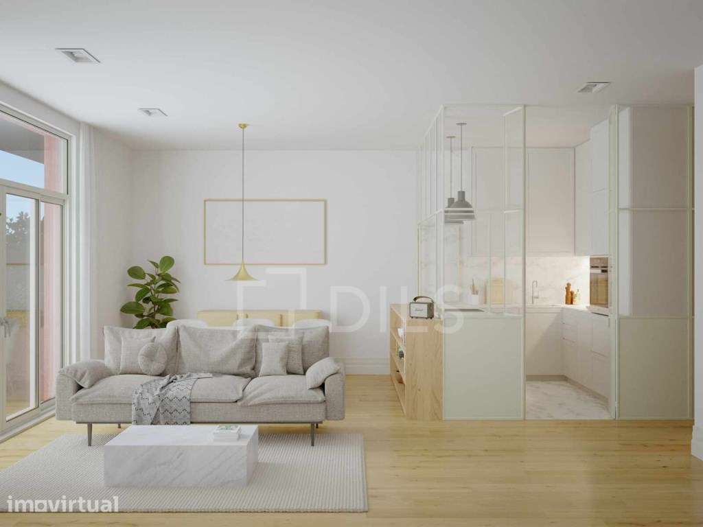 Apartamento T1, com varandas, no Porto - Grande imagem: 2/99