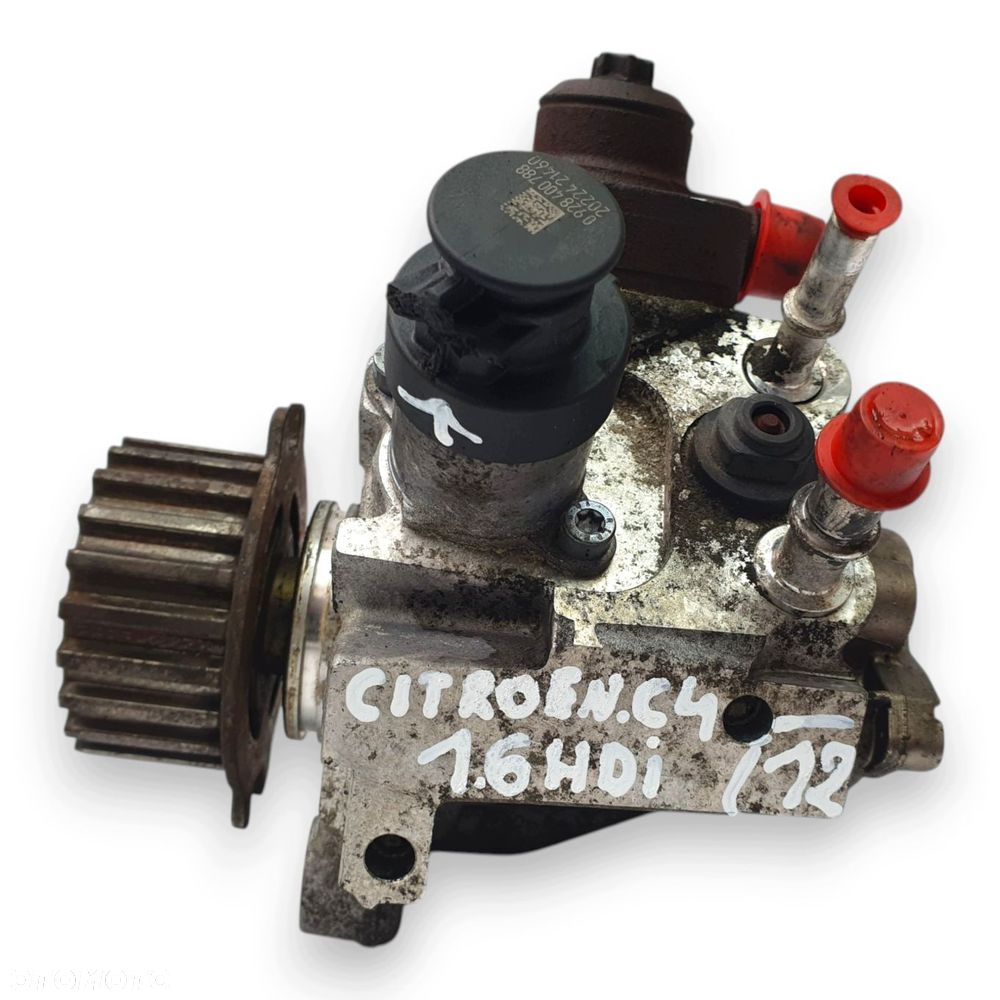 POMPA WTRYSKOWA Citroen C4 1.6 HDi Bosch 0445010516 9688499680 OE - 1