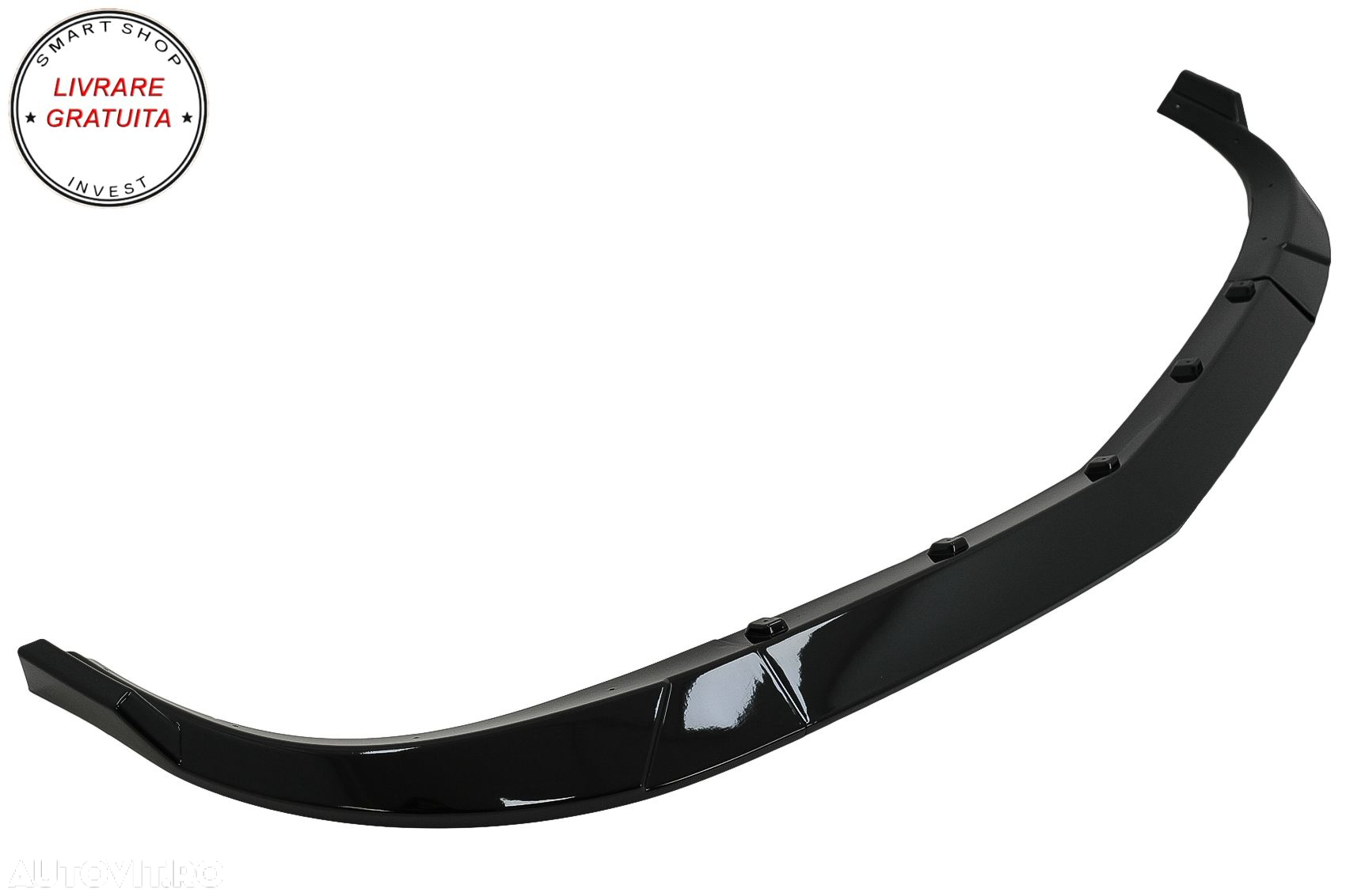 Prelungire Bara Fata Mercedes C-Class W204 S204 C204 Sport Line (2011-2014) Negru - livrare gratuita - 4