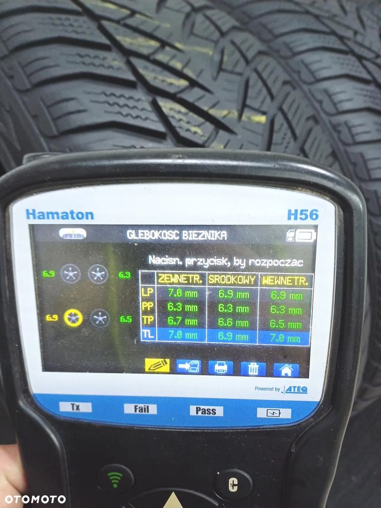 4x 225/45r17 goodyear opony zimowe 6,5mm 52365 - 11