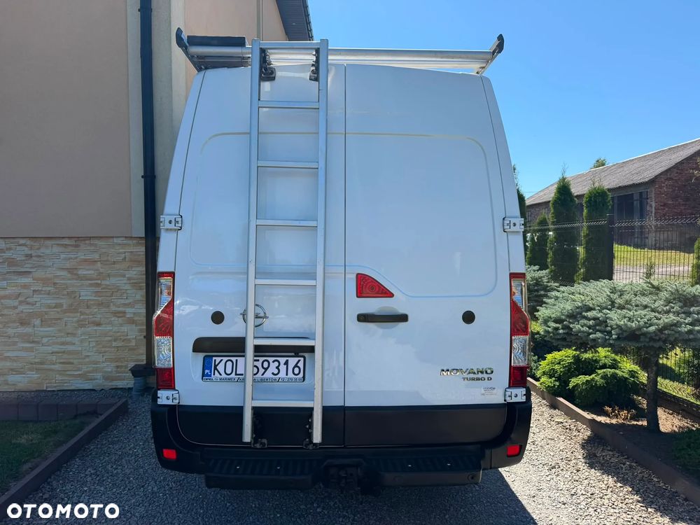 Opel Movano L4H2 Na bliźniaku HAK Bagażnik dachowy + drabinka Klima Tempomat Czujniki Kamera cofania Holenderka - 9