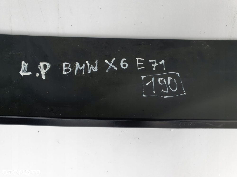 LEWY RELING DACHOWY BMW X6 E71 Mocowanie bagażnika - 2