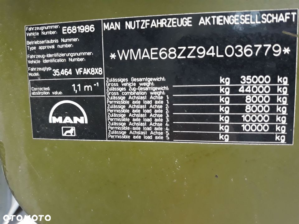 MAN FE35.460 8X8 - 20