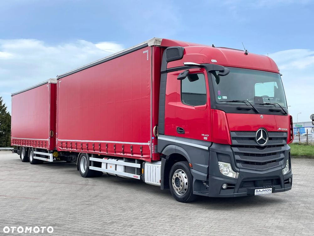 Mercedes-Benz ACTROS 1840 / ZESTAW TANDEM 120 M3 / MIRROR CAM / 7,75 M + 7,75 M / SALON PL - 2