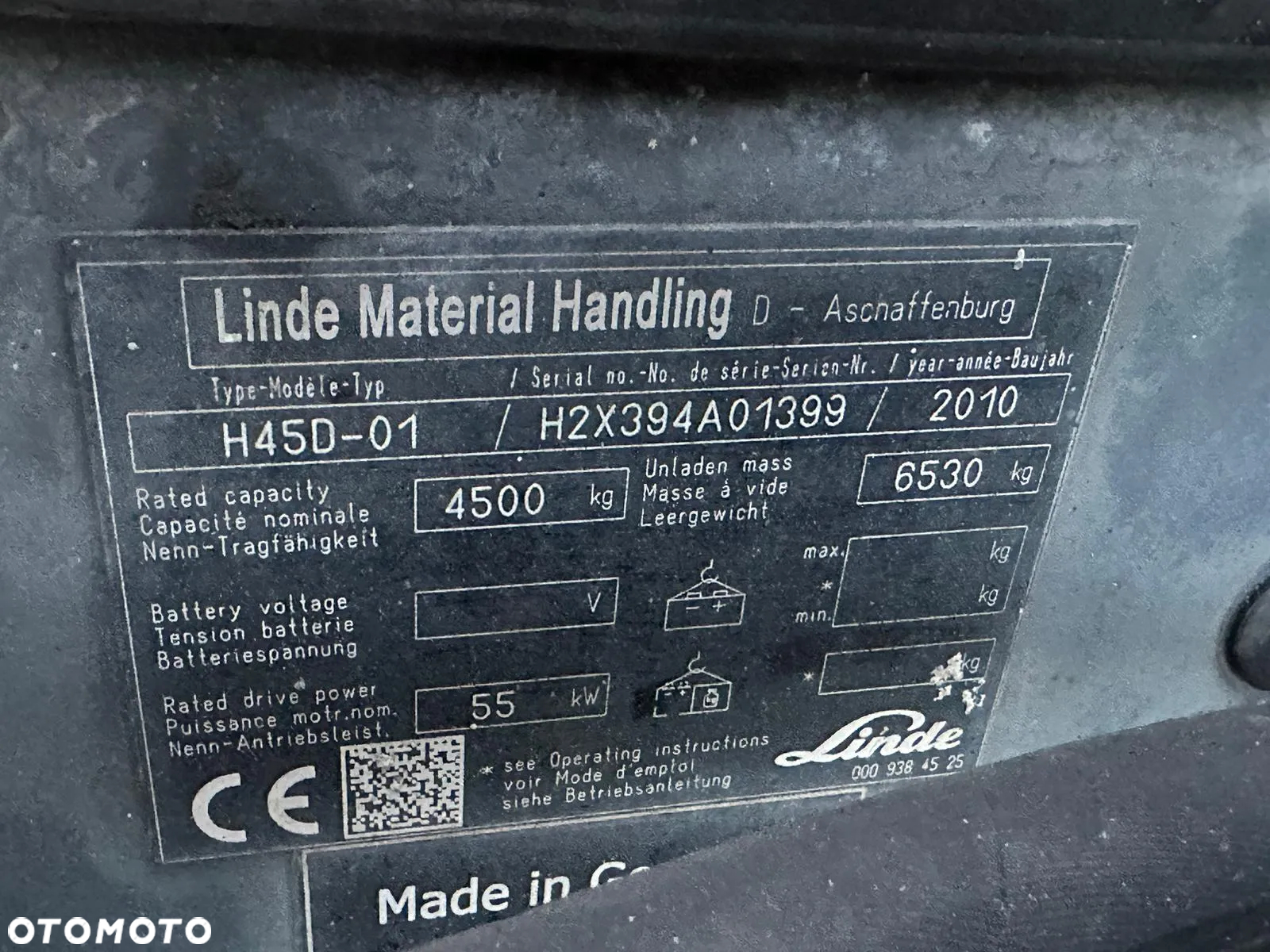 Linde H45D - 8
