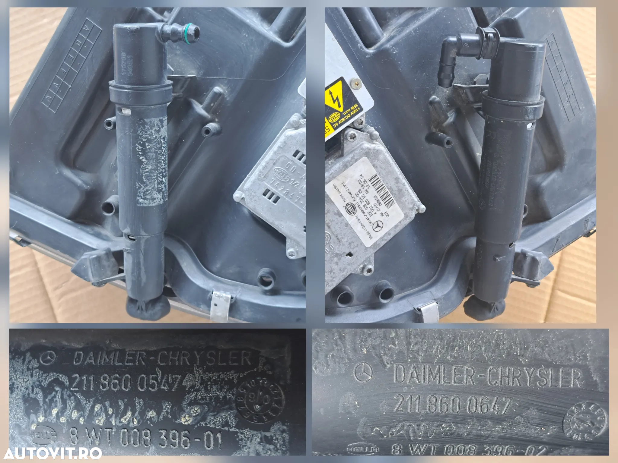 Far stanga dreapta Xenon Modul Xenon Balast Spalator far stanga dreapta originale Mercedes CLS W219 - 7