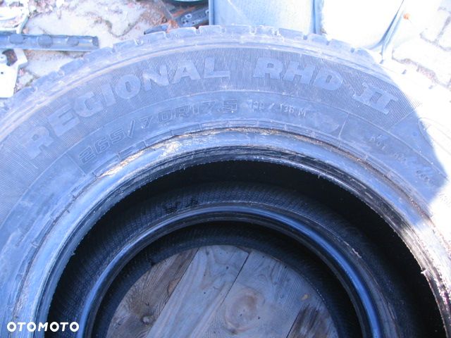 4 x Goodyear Regional RHD II 265/70R17,5 - 3