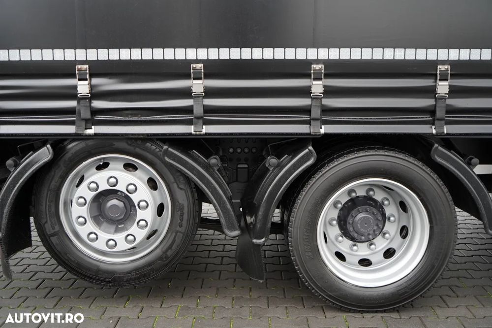 Volvo FH 460/ 6x2 / CORTINĂ - 7,7 m / ACOPERIȘ RALĂTIBIL / I-SAVE / AER CONDIȚIONAT PARCARE / DIRECȚIE AXĂ RALĂTIBILĂ / - 19