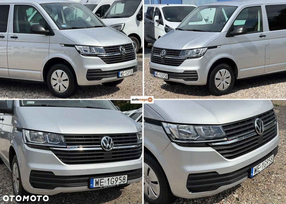Volkswagen TRANSPORTER KOMBI 9 cio osobowy Business VAN T6.1, 2.0TDI 150KM Napęd 4Motion, T6 4x4 plus reduktor napędów, 2 Strefowe OGRZEWANIE i KLIMATYZACJA WEBASTO 5kW, Tylne drzwi skrzydłowe, Hak Holowniczy 2.5t. Wymieniony rozrząd - Pełen Serwis ASO VW Emisja spalin Euro-6 DG - 8