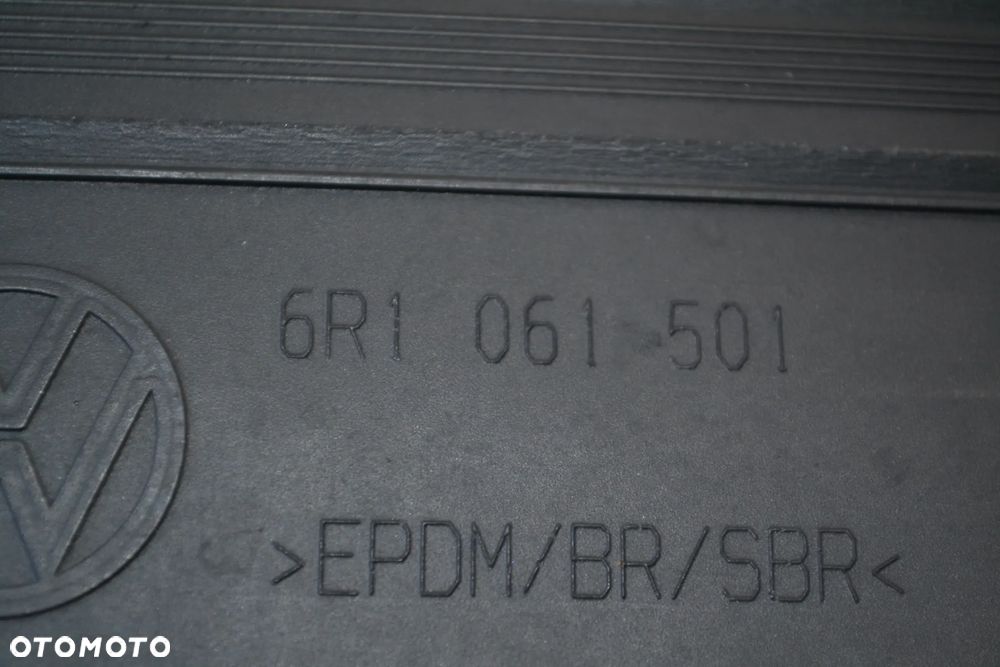 VW POLO 6R 6C DYWANIKI GUMOWE PRZÓD TYŁ KPL ORYGINAŁ 6R1061501 6R0061511 - 3