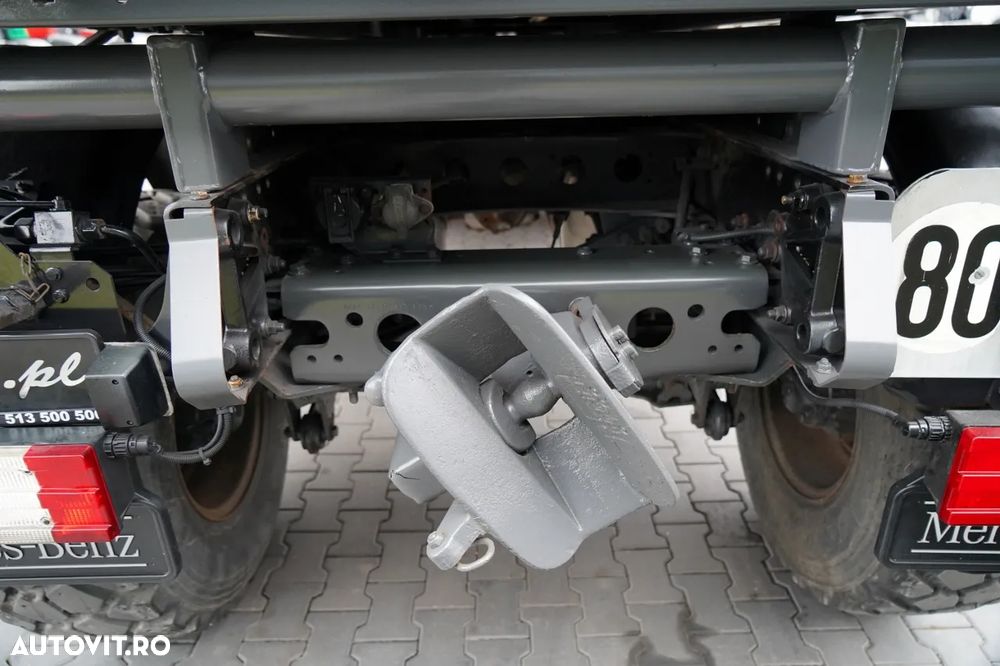 Mercedes-Benz UNIMOG U300 / 4X4 / BASCUNĂTOR 3 LATE / PLUG / MUNICIPAL / CUPLĂRI HIDRAULICE / EPS + AMBREIAJ - 18