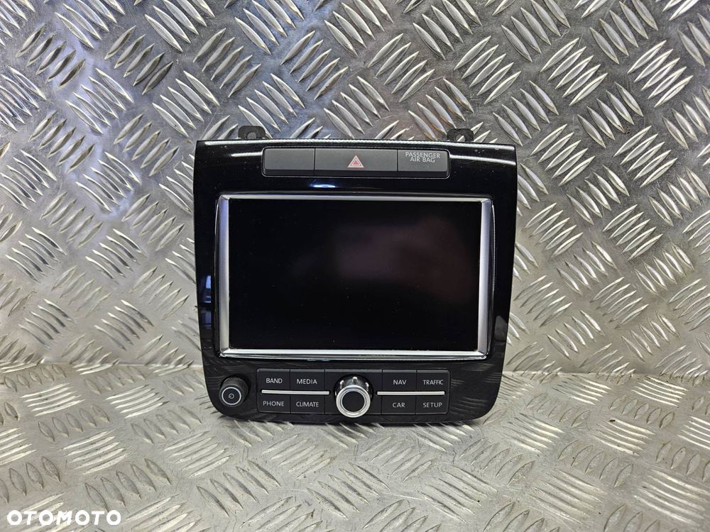 VW TOUAREG 7P 10-18R RADIO EKRAN PANEL NAWIGACJA 7P6919603C 7P6919603 C - 1