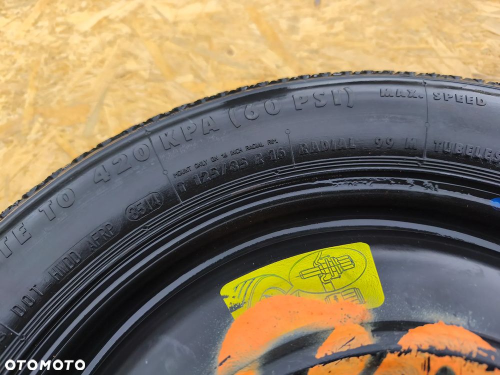 KOŁO DOJAZDOWE ZAPASOWE 5X108 PEUGEOT CITREON OPEL TOYOTA - 4