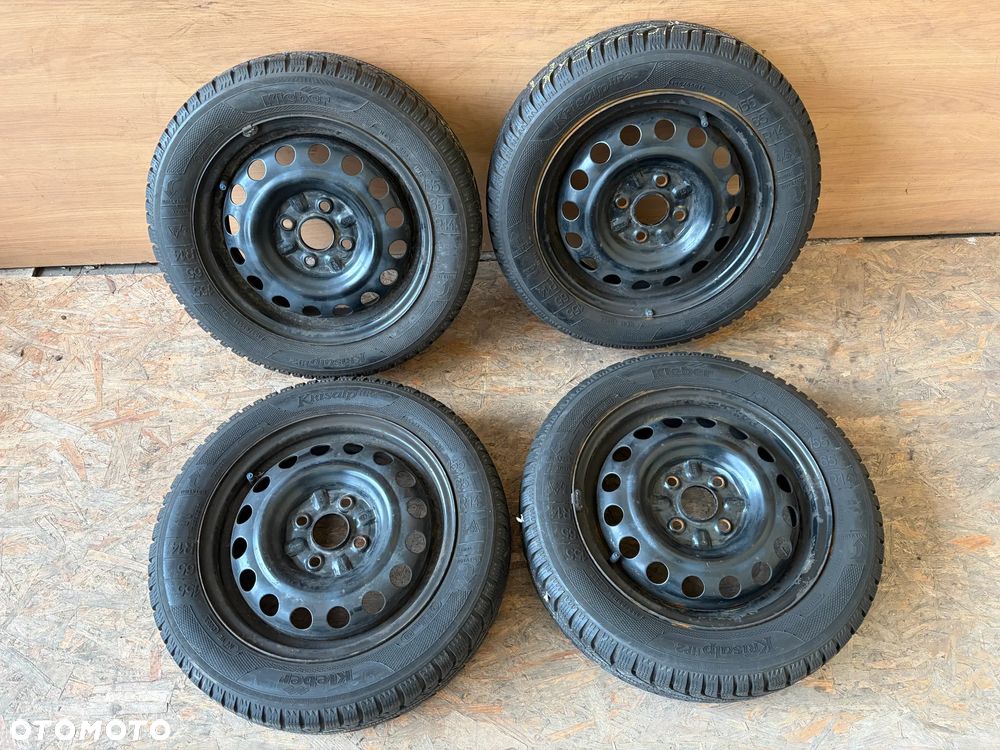 Felgi koła stalowe opony zimowe 4x100 4,5Jx14 ET39 155/65R14 - 1