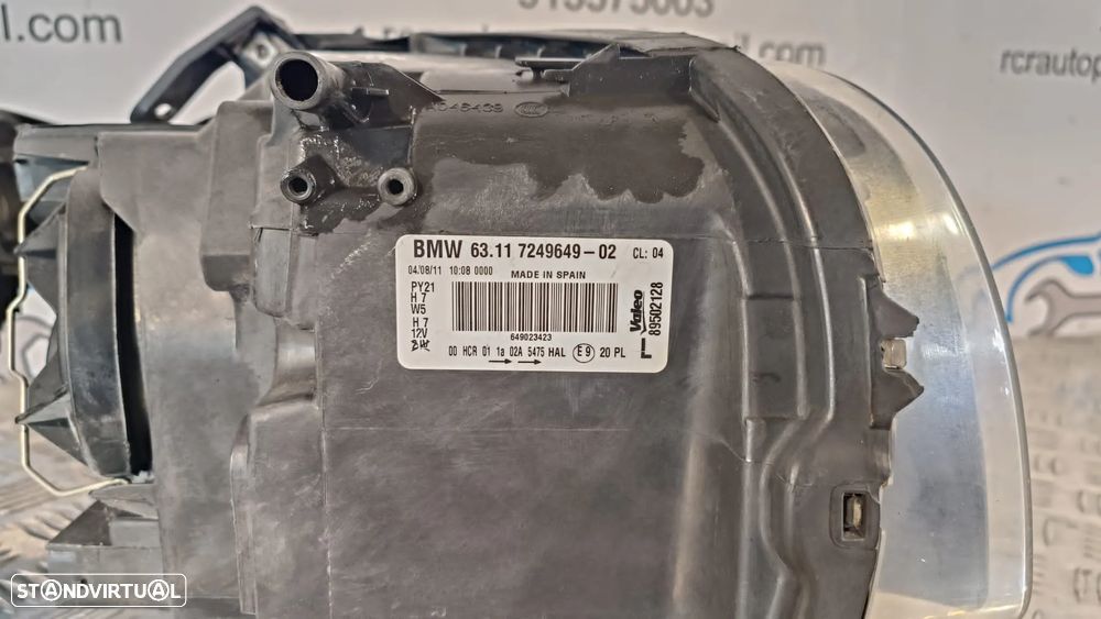 .OTICA OTICAS ESQUERDO DIREITO BMW SERIE 1 E81 63127249650 7249650 63117249649 7249649 E87 E87 LCI E82 COUPE E88 CABRIO OPTICA OPTICAS FAROL FAROIS - 7