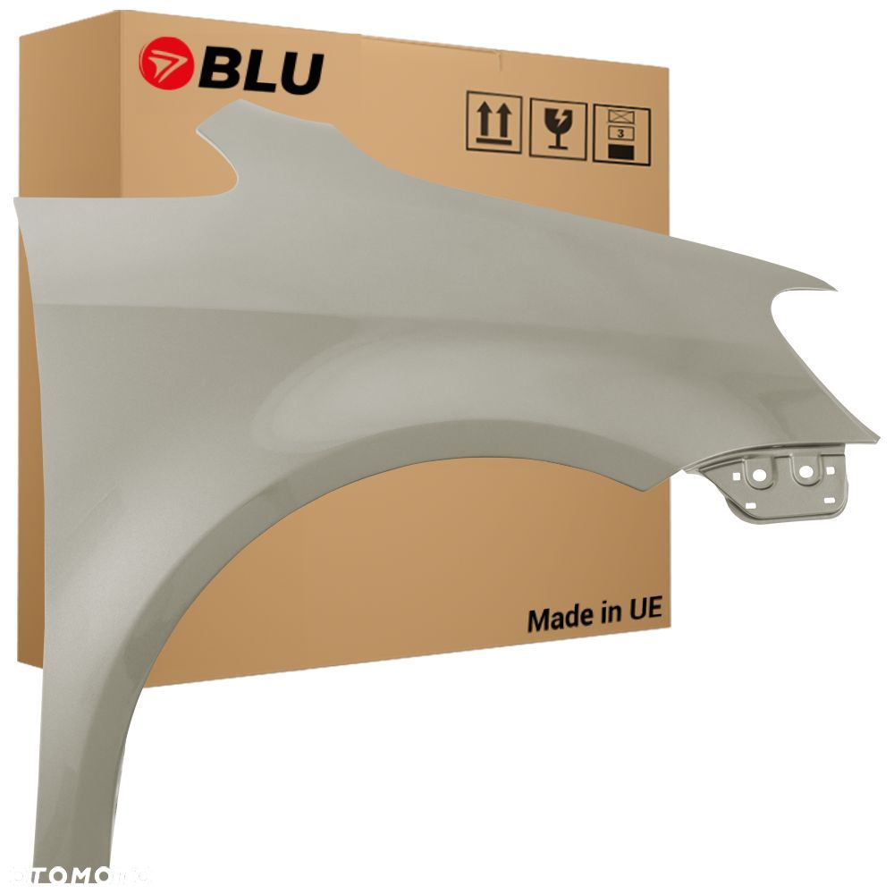 BLU Błotnik VW TOURAN 1T3 LR7L prawy srebrny 10-15 przód SilverLeaf - 1