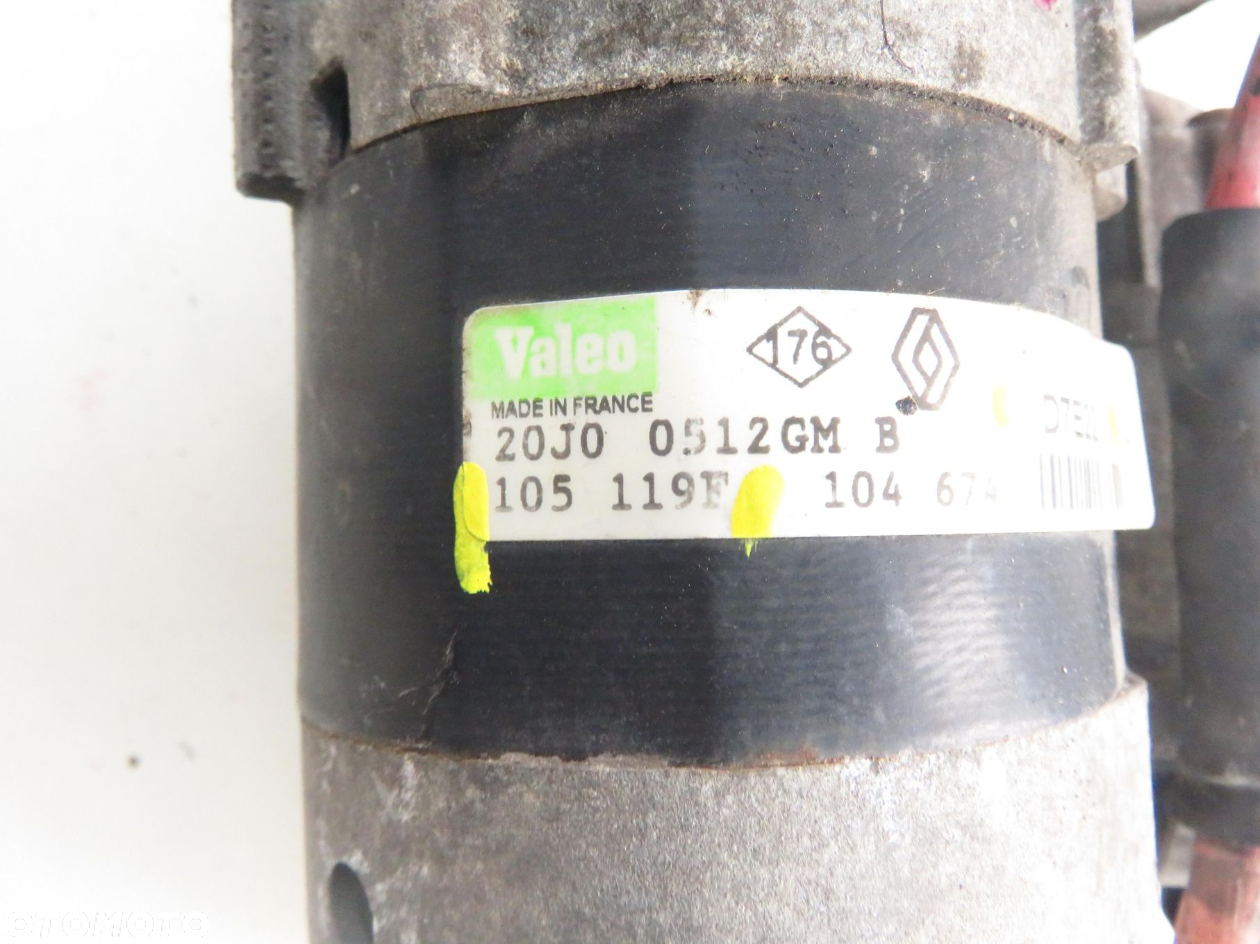 ROZRUSZNIK RENAULT MEGANE I 1.4 16V 95 - K4J 750 D7E22 105119F - 5