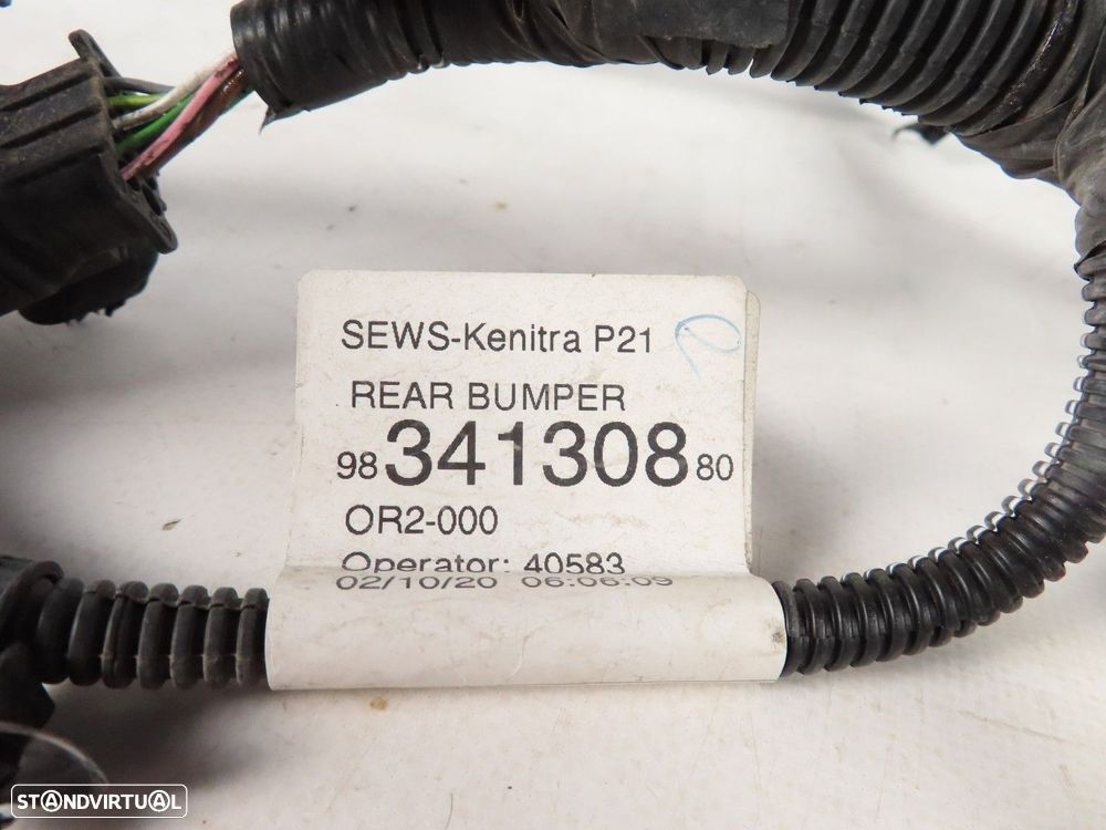 Instalação Sensores PDC Trás Seminovo/ Original PEUGEOT 208 II (UB_, UP_) 983413... - 2