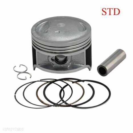 Piston cu segmenti , biela , arbore cotit motor kubota d902 - 1