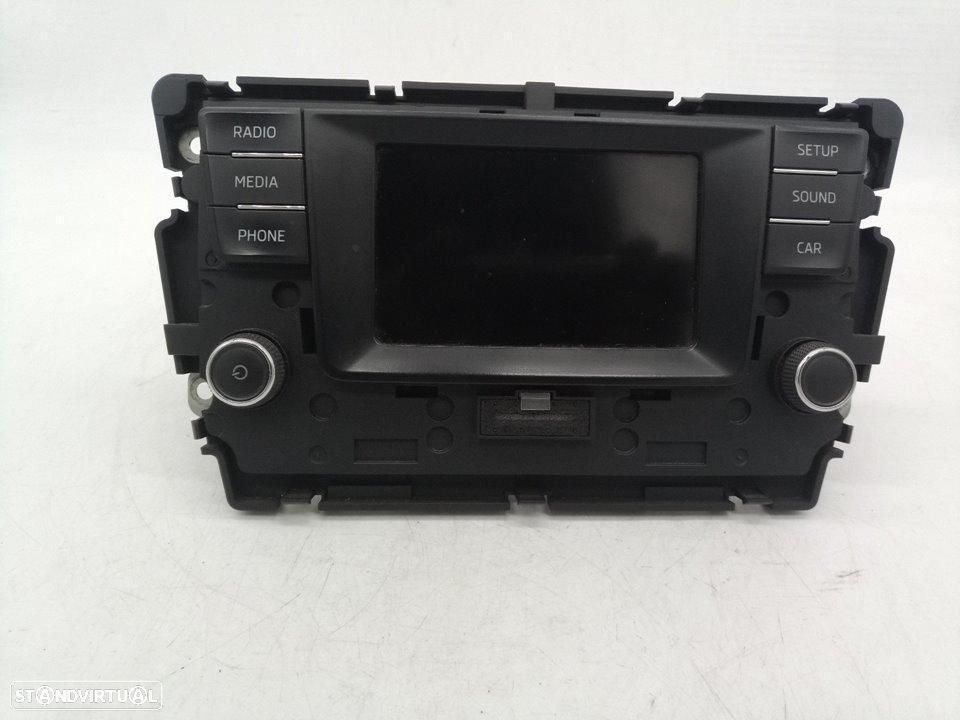 SISTEMA DE ÁUDIO RÁDIO CD SKODA RAPID NH - 1