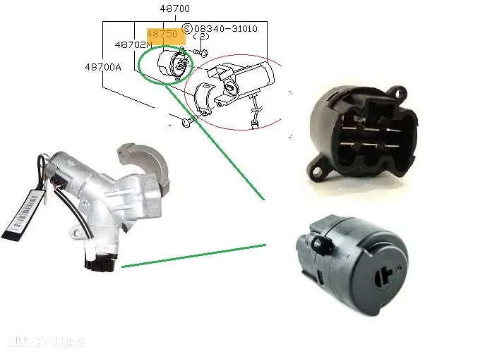 CONTACT APRINDERE NISSAN CABSTAR, NT400, RENAULT MAXITY - 2