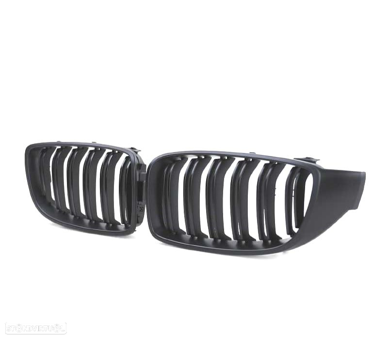 GRELHA FRONTAL BMW F32 F33 F36 13-18 LOOK M4 PRETO FOSCO - 3